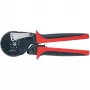 Wiha 41246 Pinza crimpatrice per cavi Crimping Tool nero, rosso