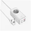 Alimentatore adattatore FIXED FIXCS65-1.5-WH con 2× USB-C PD 65 W e 2× porte USB-A
