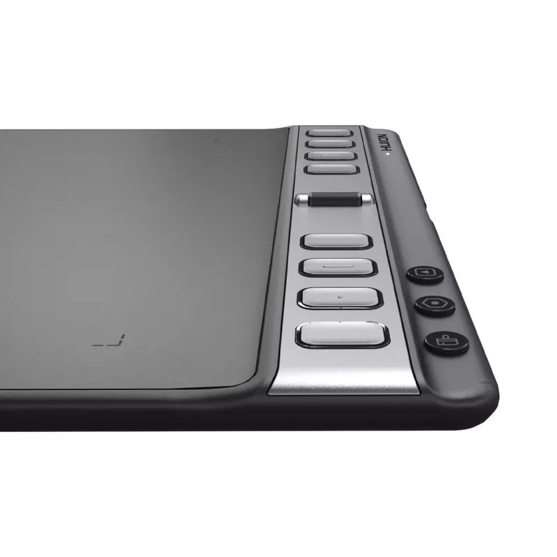 Tavoletta grafica Huion Inspiroy 2L H1061P, area attiva 266,7 x 166,7 mm (10,5 x 6,56 pollici), 8192 livelli di pressione, nera