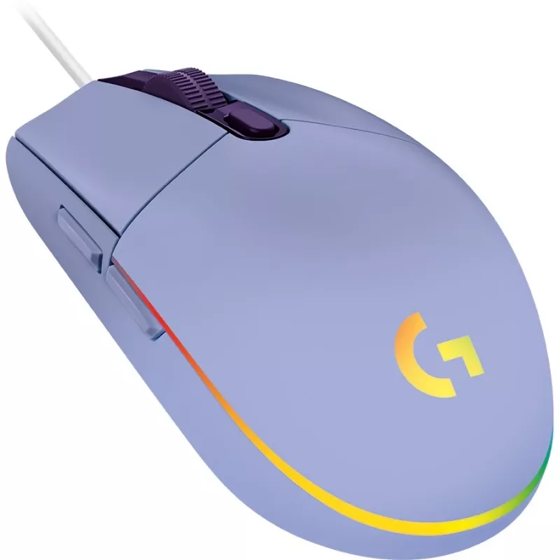 Logitech G102 LIGHTSYNC mouse da gaming, lilla
