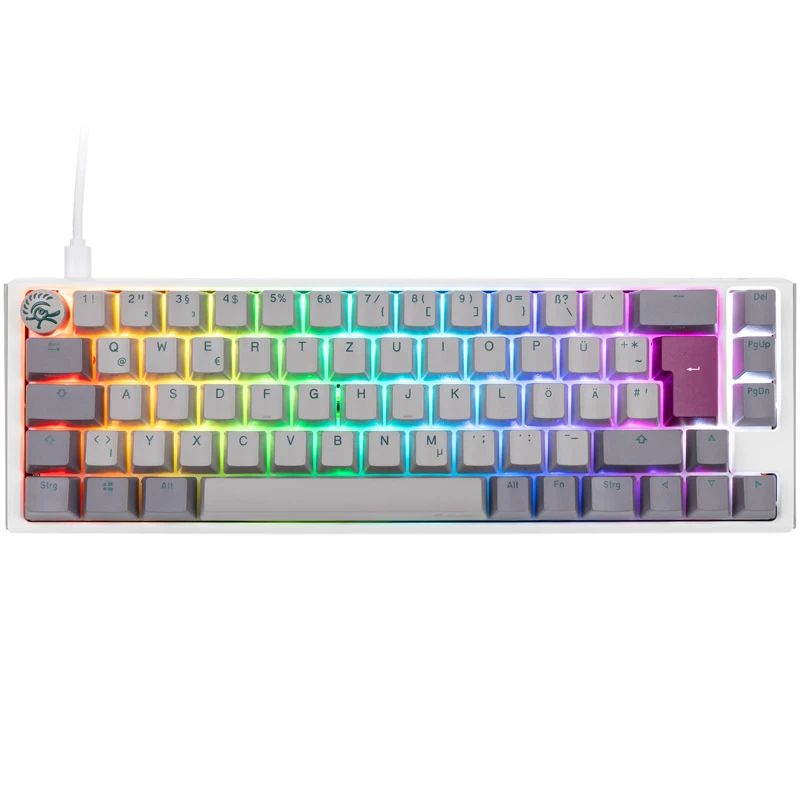 Tastiera Ducky One 3 SF gaming USB QWERTZ tedesca grigia