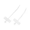 Fascette con etichetta (orizzontale) - lunghezza 100 mm - larghezza 2,5 mm