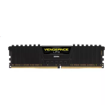 CORSAIR Vengeance 8GB DDR4 DIMM 3200MHz 1x8GB Unbuffered Single Rank 16-20-20-38 XMP 2.0 LPX PCB 1.35V Heatspreader nero