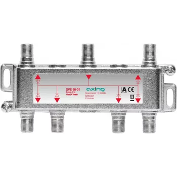 Splitter per cavi Axing SVE06001 75 Ω 5 - 2400 MHz