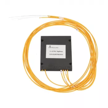 Splitter ottico PLC 1:4 Extralink SC/APC, 2,0 mm G657A, 1,5 m, modulo ABS, senza connettore