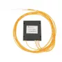 Splitter ottico PLC 1:4 Extralink SC/APC, 2,0 mm G657A, 1,5 m, modulo ABS, senza connettore