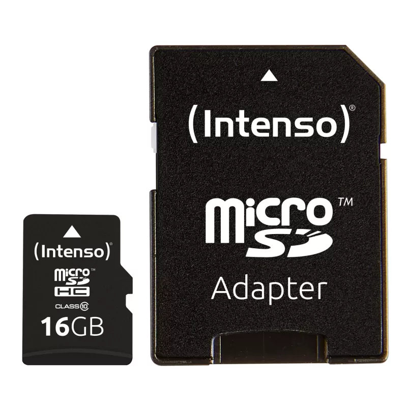 MEMORIA MICRO SDHC 16GB C10/W/ADAPTER 3413470 INTENSO