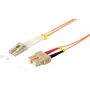 Cavo in fibra ottica S/CONN ShiverPeaks 77955 5m LC SC arancione