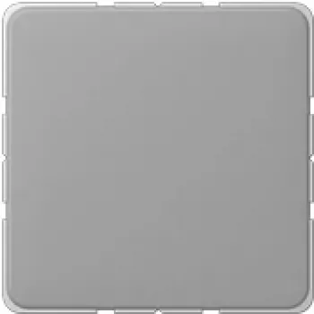 Placca per interruttore a parete JUNG CD 594-0 GR grigio, termoplastica, design senza viti