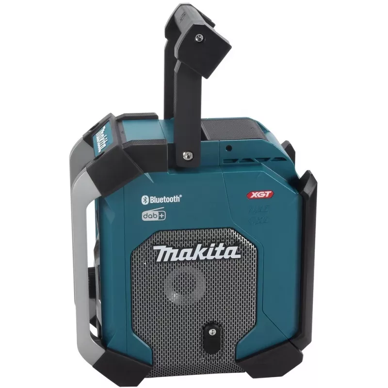 Makita MR007GZ Radio da cantiere a batteria, DAB+/FM, 18V-40V, nero/verde