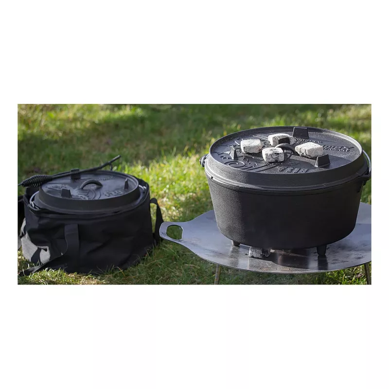 Teglia Petromax FT12 rotonda in ghisa per forno, adatta per pane e carne, 15 kg