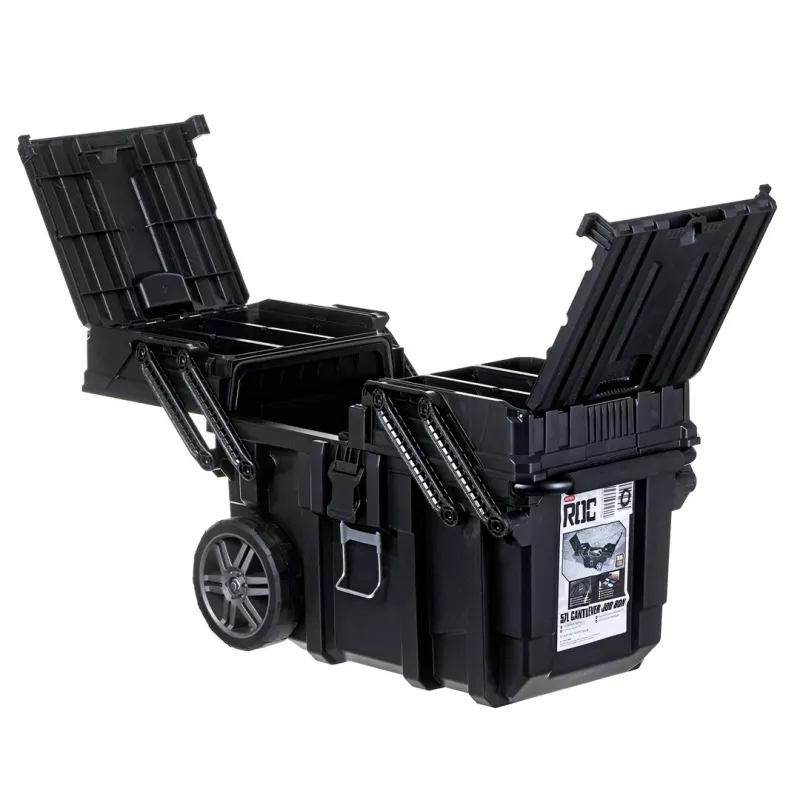 Cassetta per utensili KETER CANTILEVER Job Box (17203037/238270) su ruote nero