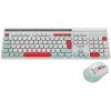 CANYON HSET-W5 EN tastiera+mouse AAA+AA wireless bianco
