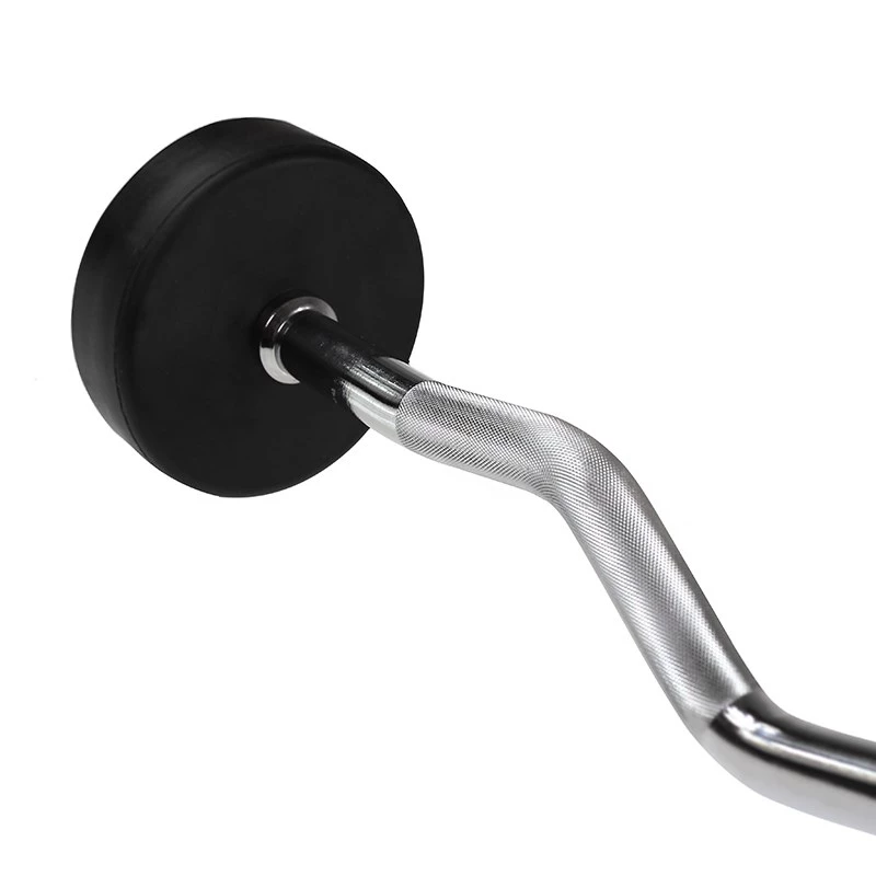 Barra manubrio fisso HMS GSL25 / barra gommata sagomata 25 kg