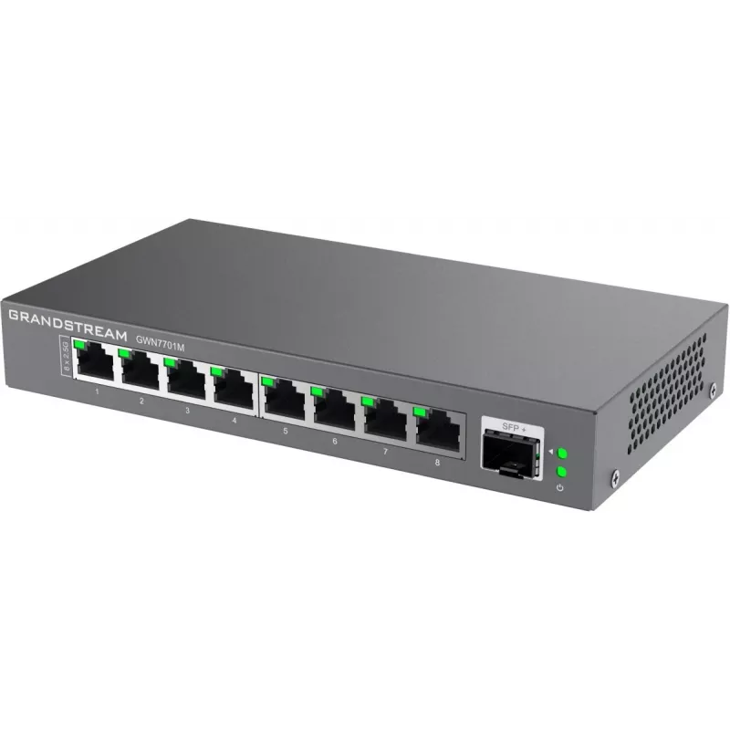 Grandstream Networks GWN7701M switch di rete unmanaged 2.5G Ethernet (100/1000/2500) nero