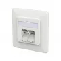 METZ CONNECT presa di connessione E-DAT C6A LSA++ 2 porte UP bianco traffico