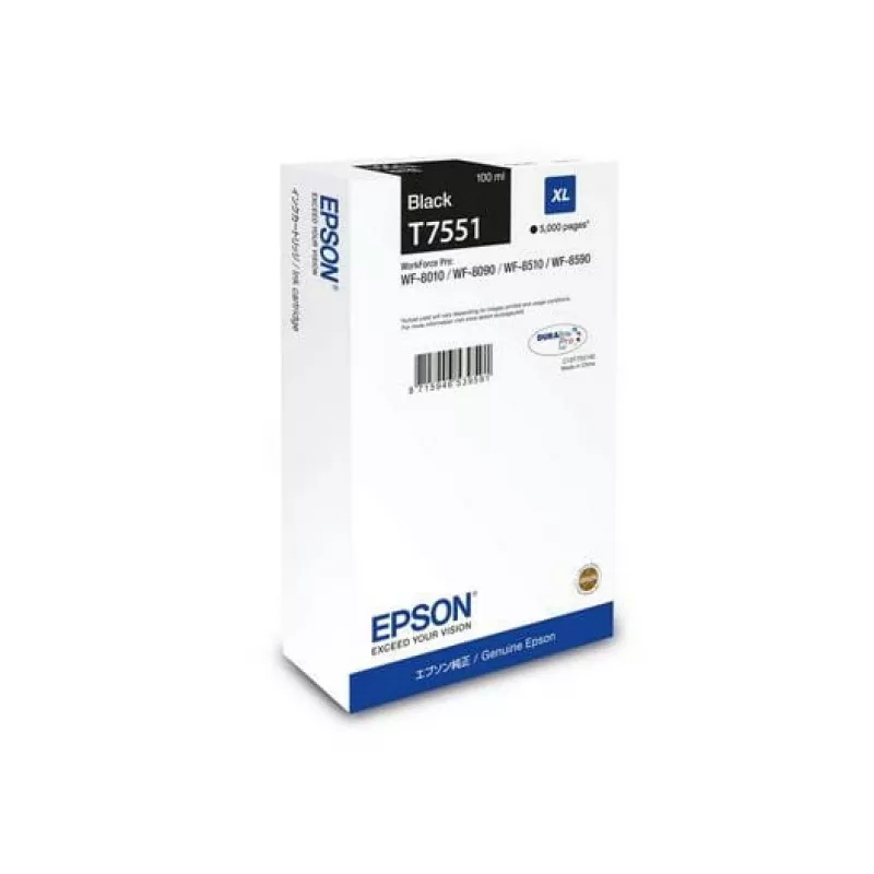 Epson C13T75514N cartuccia d'inchiostro 1 pz. originale alta resa (XL) nera