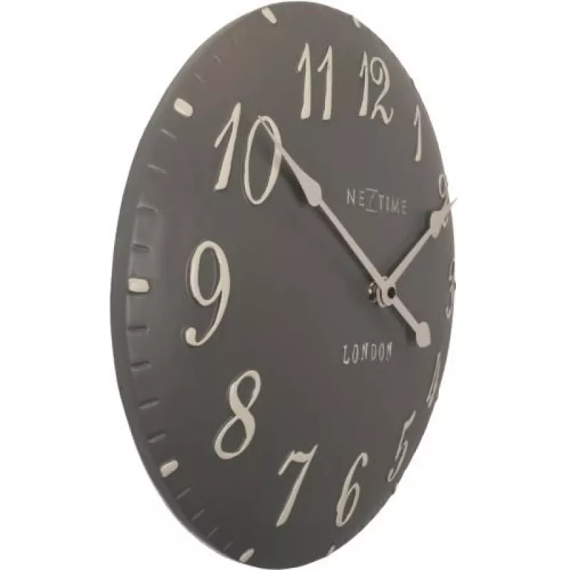 NeXtime orologio 3084gs London Arabic, Ø34,5cm, da parete, grigio/bianco