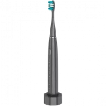 Spazzolino elettrico wireless, grigio, 3 testine, 1400mAh, funzioni: delicato, pulizia, massaggio, bianco, sweep
