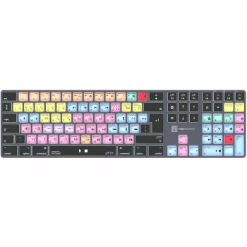 Tastiera LogicKeyboard LKB-PT-TM — full-size (100%) Bluetooth QWERTZ tedesco, grigio titanio