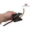 Maclean MCTV-676 B guaina copricavo organizzatrice, nera