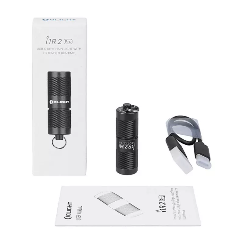 Torcia portachiavi Olight I1R 2 Pro nero 180 lm IPX8