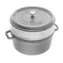 STAUB La Cocotte pentola rotonda in ghisa con inserto 40508-819-0 - 3,8 l Graphit