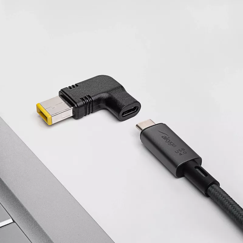 Akyga AK-ND-C11 adattatore di ricarica USB-C a Lenovo Slim Tip per notebook, 18,5-20 V, 100 W