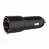 Caricabatterie da auto per dispositivi mobili Gembird TA-UC-A2QC36-CAR-01, 36 W, 12–24 V, accendisigari, nero
