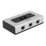 Hub DeLOCK 87673 1000 Mbit/s nero grigio