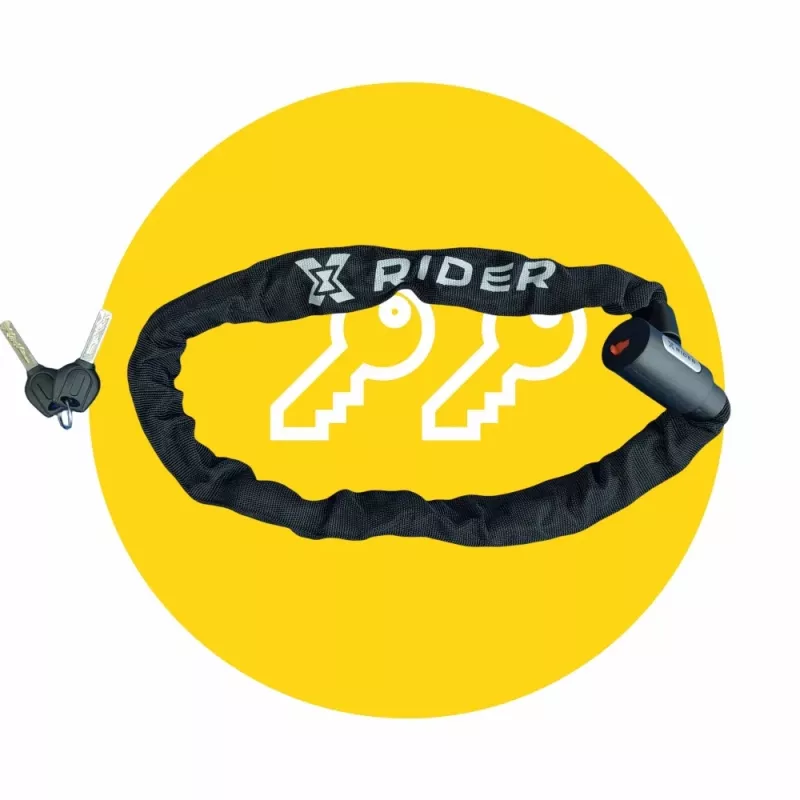 Lucchetto per bici a catena MANTA XR00LC01 6x900mm
