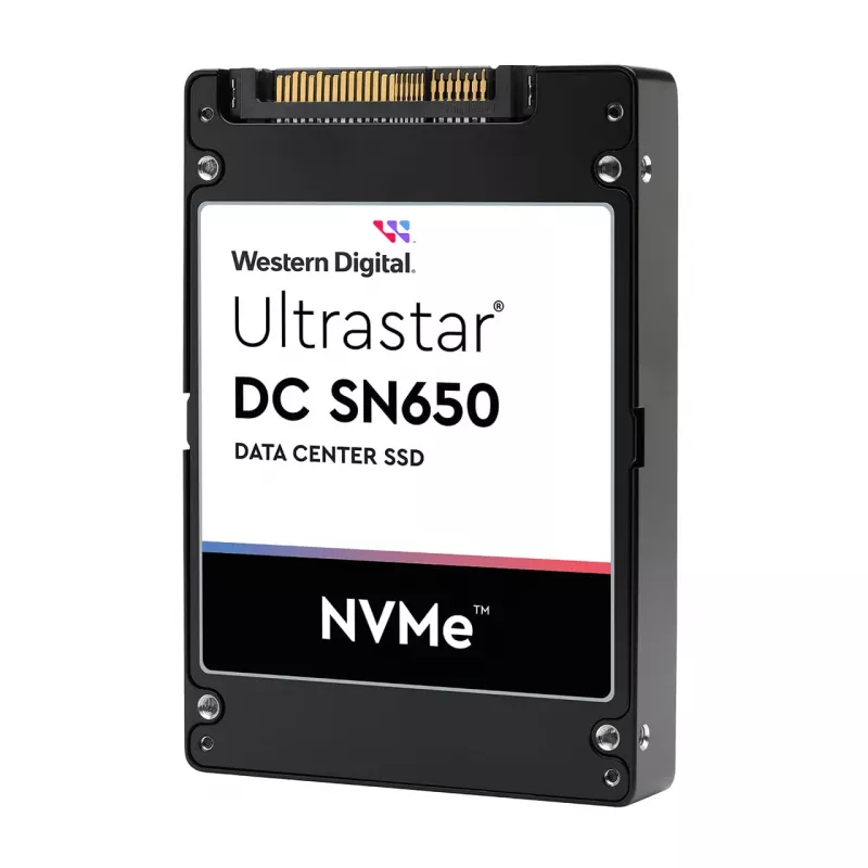 Unità SSD WESTERN DIGITAL Ultrastar DC SN650 7680 GB U.3 PCIe TLC ISE