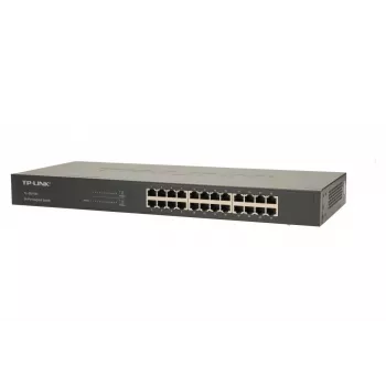 TP-Link Switch di rete rackmount 24 porte Gigabit, unmanaged, Gigabit Ethernet (10/100/1000), full duplex, montaggio a rack, 1U