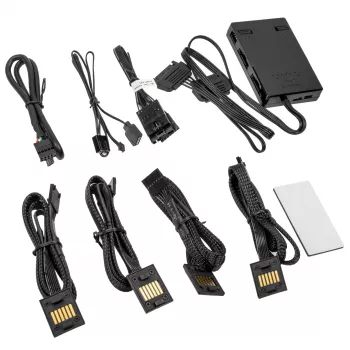 Controller Lian Li UNI HUB SL-INF L-Connect 3 nero (modello 12SLIN-CONT3B) per UNI Fan SL serie