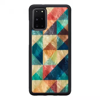 Custodia protettiva iKins per Samsung Galaxy S20+ Mosaico nero