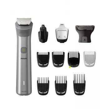 Rifinitore tutto in uno Philips MG5940/15 Serie 5000, acciaio inossidabile, 0,5 mm, 1,6 cm, 1 mm, barba, orecchie, naso, batteria