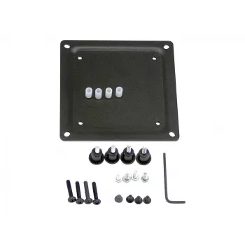 Kit piastra di conversione Ergotron da 75 mm a 100 mm nero acciaio