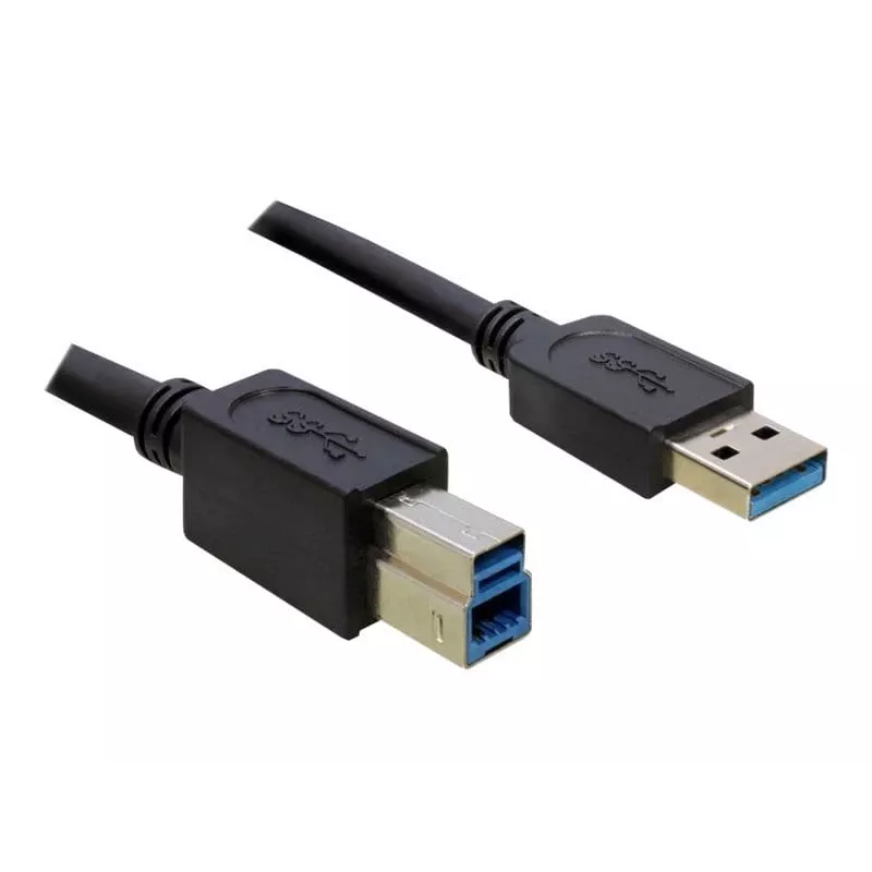 Hub USB DeLOCK 4 porte 5000 Mbit/s nero bianco