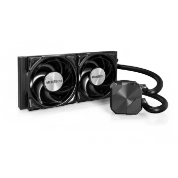 Montech HyperFlow Silent 240 dissipatore liquido all-in-one per processore 12 cm nero 1 pz.