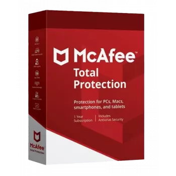 McAfee Total Protection 3 dispositivi 1 anno