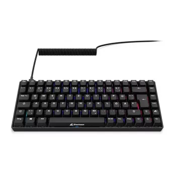 Tastiera gaming meccanica Sharkoon Skiller SGK50S3 PBT nero giallo RGB
