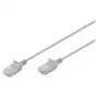 Cavo patch DIGITUS CAT6 U-UTP sottile 1 m, grigio