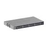 Switch Gigabit Ethernet gestito Netgear GS752TX, 48x RJ-45 10/100/1000, supporto 10G, rack 1U, grigio