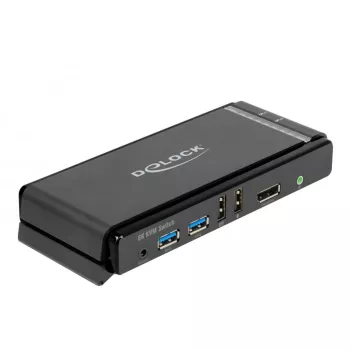 Switch KVM DeLOCK DisplayPort 1.4 8K 60Hz USB Audio