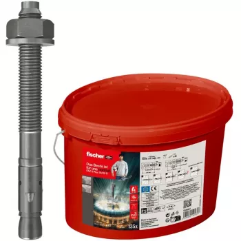Ancorante a bullone in acciaio inox FISCHER FAZ II Plus 10/20 R — 135 pz., secchio