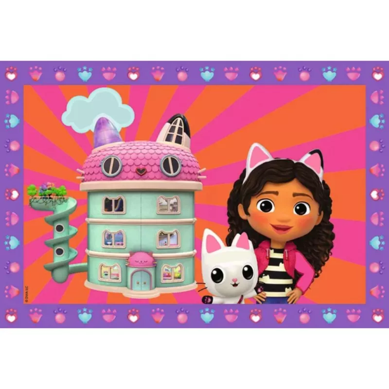 Junior Paint by Numbers - DreamWorks Gabby's Dollhouse (2 design)