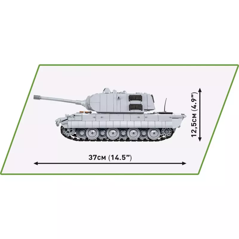 Kit COBI Panzerkampfwagen E-100 Seconda guerra mondiale 1511 pezzi