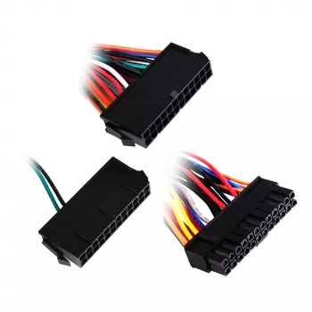 Adattatore alimentatore SILVERSTONE SST-PP10 — adattatore cavo doppio 24-Pin a singolo 24-Pin