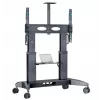 Supporto TV mobile ONKRON TS2821-B per TV da 70–110 pollici, nero, supporto con ruote regolabile in altezza