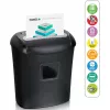 Distruggidocumenti Peach PS500-40 taglio a croce 68 dB nero